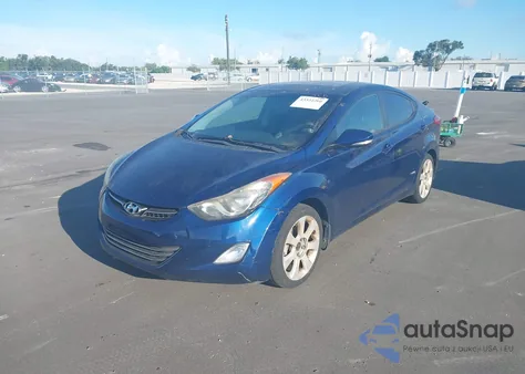 2013 Hyundai Elantra Limited из США, поврежденный, VIN KMHDH4AE8DU715372